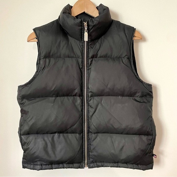 Vintage Polo Jeans Co. Ralph Lauren Black Puffer Vest Down Filled Size Medium - Picture 1 of 7
